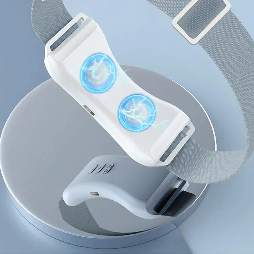 Electric Double Chin Device and V-Face Machine with 8 Modes and 15 Gear Adjustable Intensities - Intelligent Double Chin Machine for V-Face